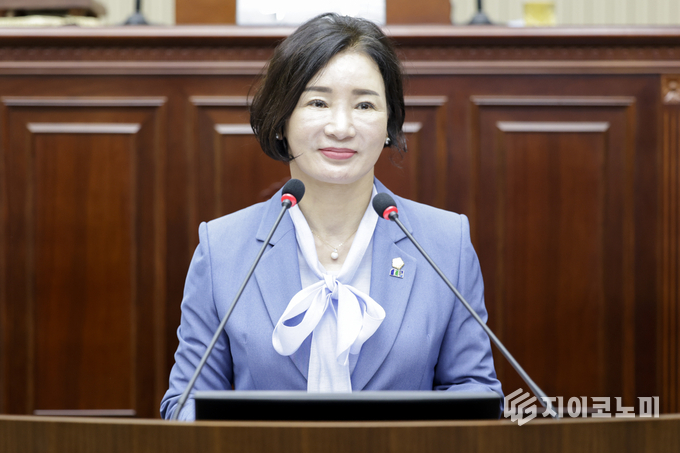 구리시 양경애 의원 모습. 구리시의회 제공.