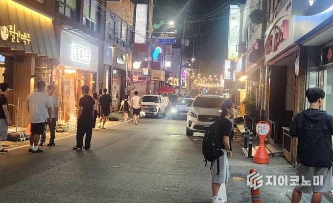 강진군 시내 전경. 강진군 제공