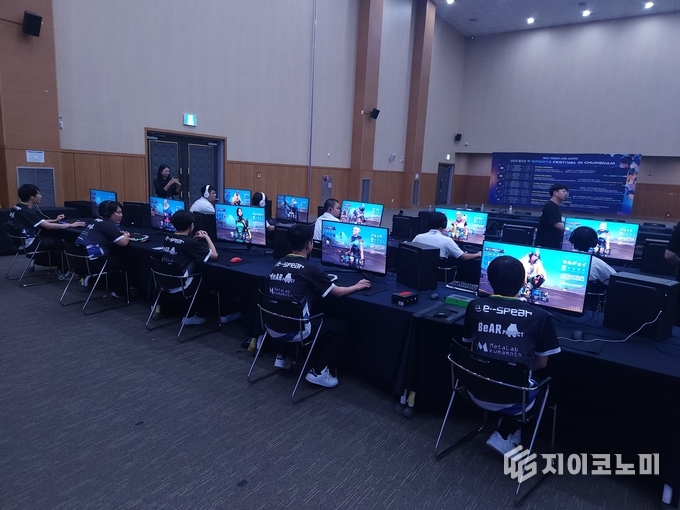 이스포츠 친선 교류전에 참가한 일본 구마모토현 치하라다이고등학교 학생들의 모습(2024.8.27.-29.)