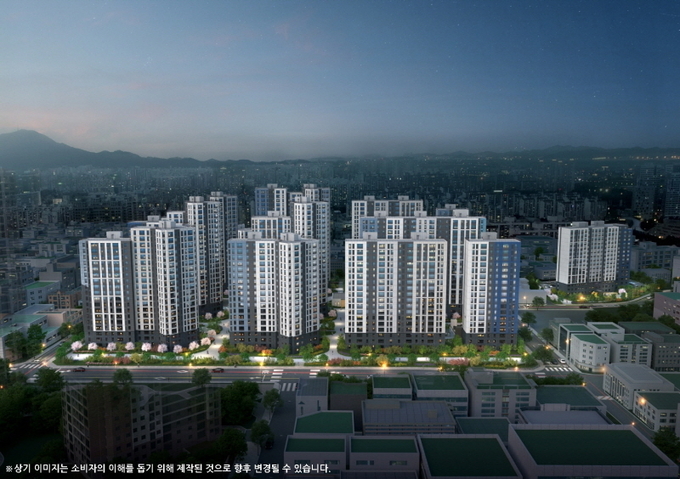 두산위브&수자인 부평 더퍼스트 투시도