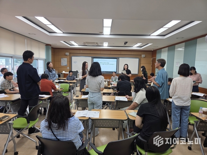 고교 신설과목 직무연수 현장. 광주시교육청 제공