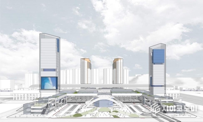 충남도, 천안아산역 광역복합환승센터 조감도