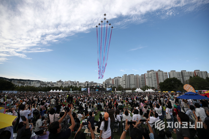 제3회 광산뮤직ON페스티벌 현장. 광산구청 제공