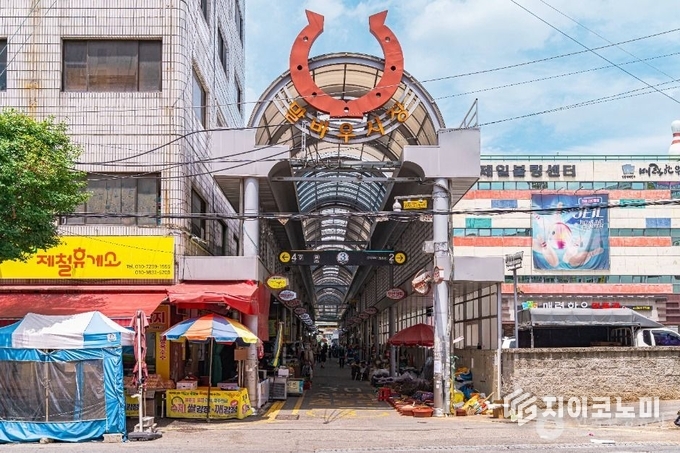 말바우전통시장 전경
