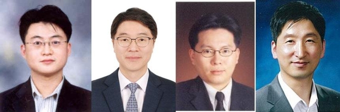 (왼쪽부터) 이성진 신임 국세청 차장, 김재웅 서울지방국세청장, 이승수 중부지방국세청장, 강성팔 부산지방국세청장. /국세청 제공