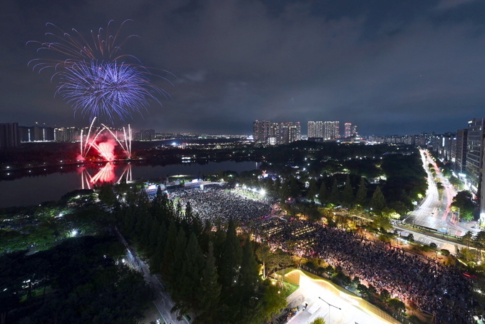 2025고양호수예술축제 불꽃놀이 (사진=고양특례시)