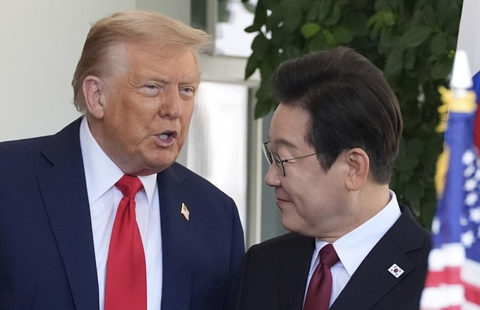도널드 트럼프 미국 대통령과 이재명 대통령. 연합뉴스