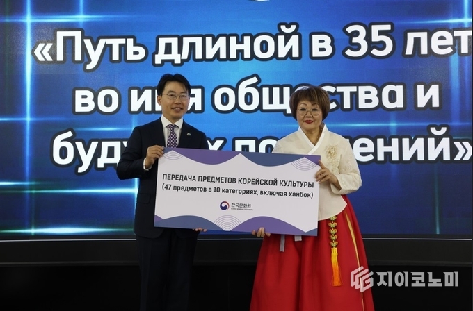주카자흐스탄 한국문화원 구본철 원장, “파블로다르 주 고려인협회 창립 35주년 기념행사”