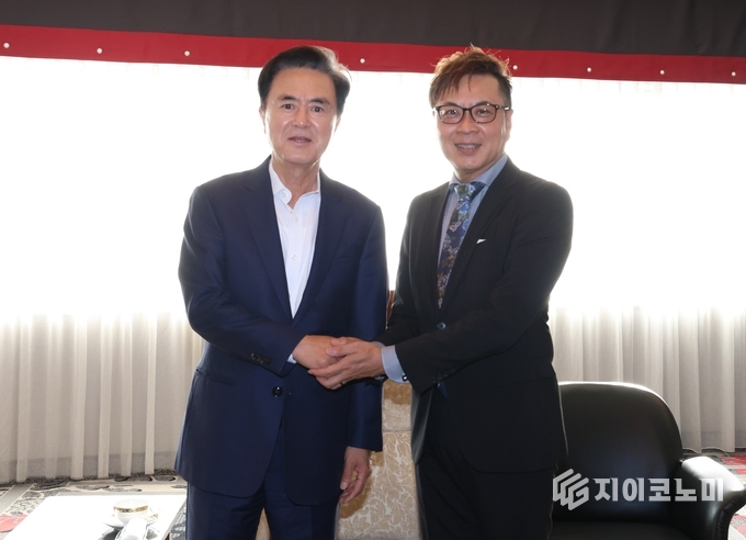 김태흠 지사, 일본 아이치현 닛신시 콘도 히로키 시장 접견