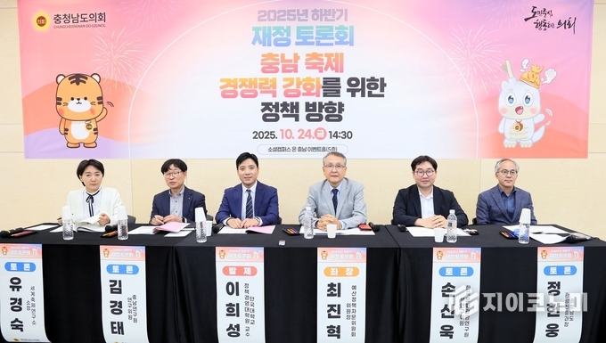 충남도의회, ‘충남 축제 경쟁력 강화를 위한 정책 방향’ 주제, 2025년 하반기 재정 토론회