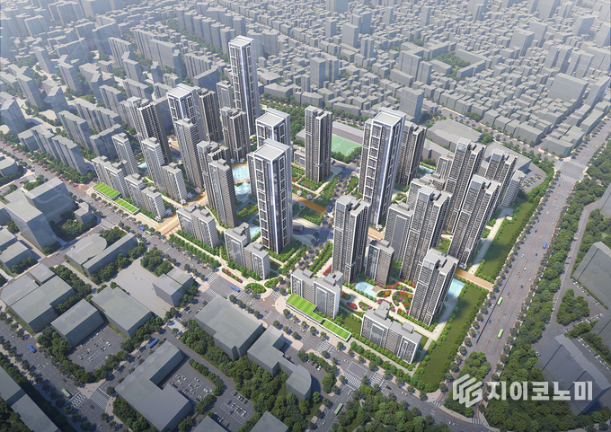 목동9단지아파트 재건축정비사업 조감도.