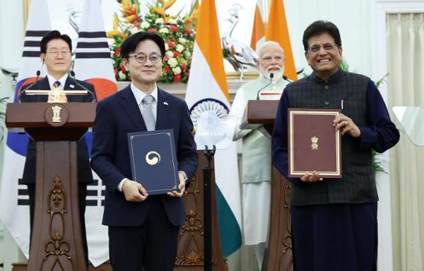 인도 공급망 올라탄 한국 제조…자동차·철강·조선 20건 협약