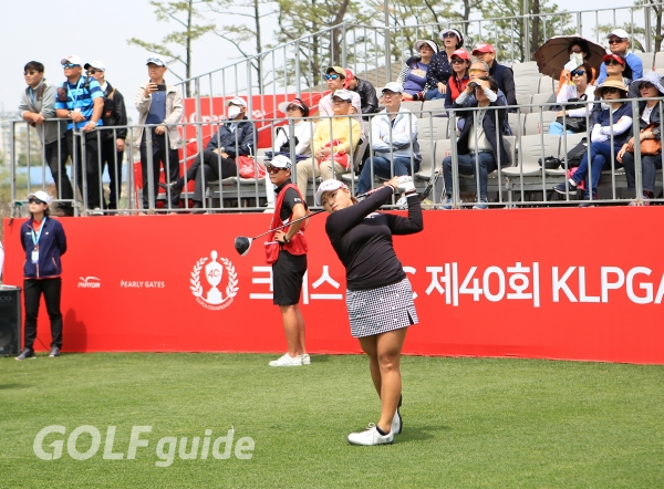 CreaS F&C 제40회 KLPGA 챔피언십 1R 장하나 1번홀 티 샷