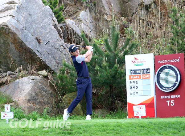 SK telecom OPEN 2018 1R 김민수 1번홀 티 샷