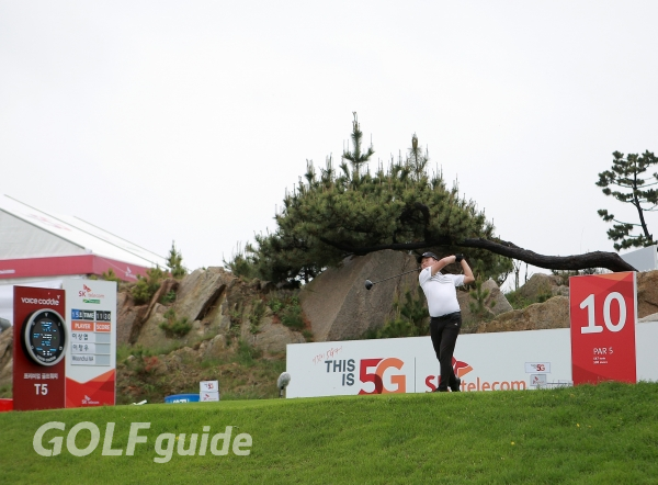 SK telecom OPEN 2018 1R 나운철 10번홀 티 샷