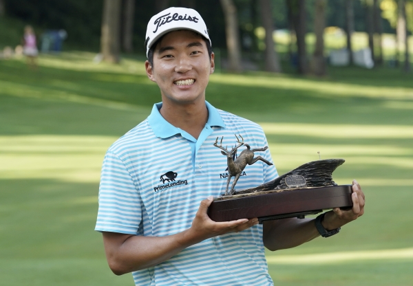 존디어클래식에서 PGA 투어 첫승을 신고한 마이클 김(한국명 김상원)