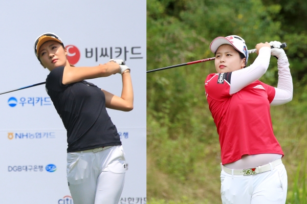 오지현(좌), 최혜진