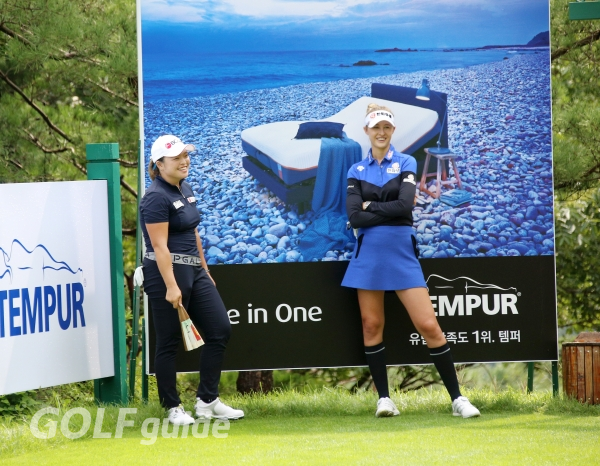 한화 클래식 2018 1R 장하나와 Nelly Korda