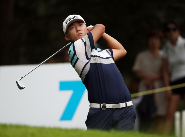 1라운드 선두에 오른 박준혁 (KPGA 제공)