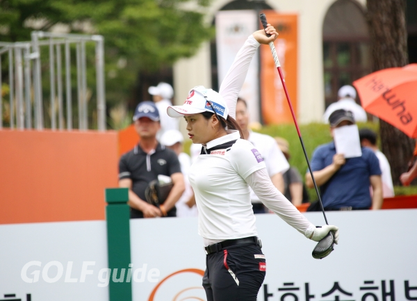 스트레칭 먼저....한화 클래식 2018 최혜진