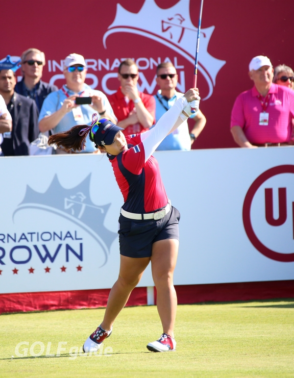 2018 UL인터내셔널 크라운 1R Moriya Jutanugarn 티 샷
