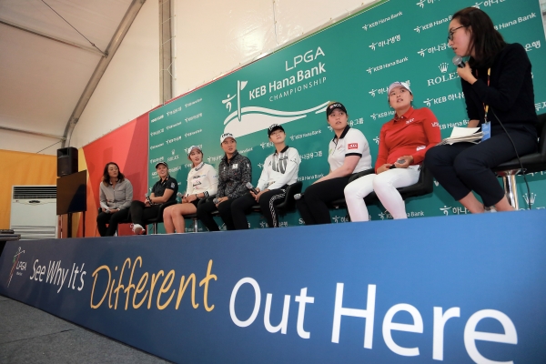 LPGA 하나은행 챔피언십 공식 기자회견