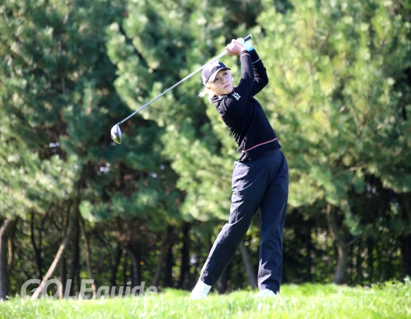 2018 LPGA KEB하나은행챔피언십 1R 2번홀 리디아 고 티 샷