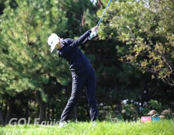 2018 LPGA KEB하나은행챔피언십 1R 2번홀 미셸 위 티 샷