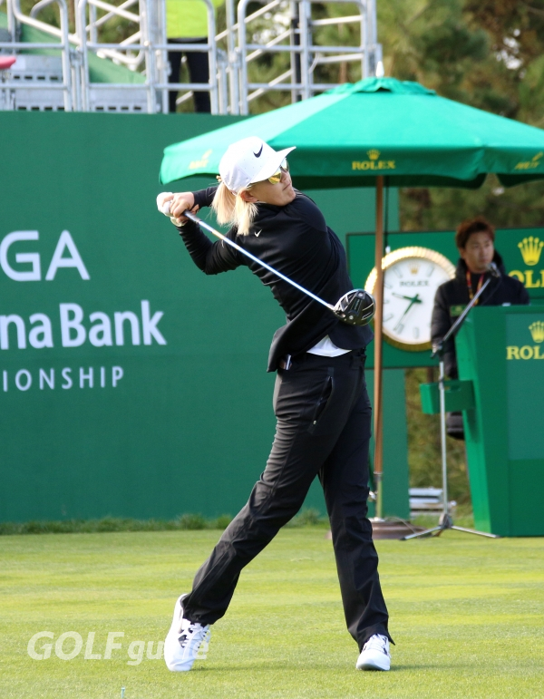 2018 LPGA KEB하나은행챔피언십 1R 미셸 위 티 샷