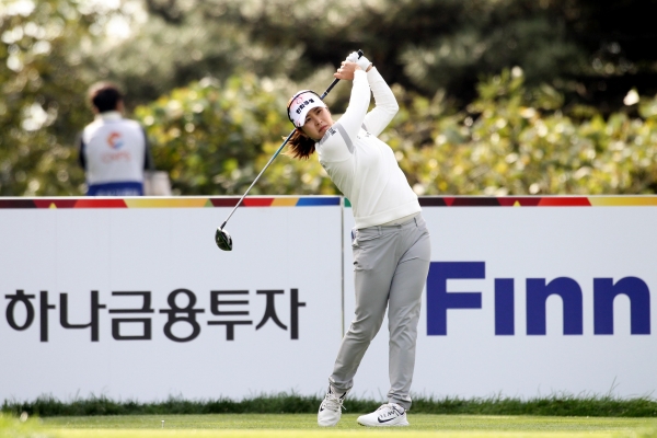 김지현 11번홀 티 샷