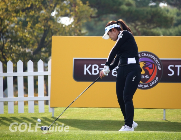 KB금융 스타챔피언십 1R 1번홀 이승현 티 샷