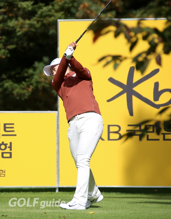 KB금융 스타챔피언십 1R 김해림 티 샷