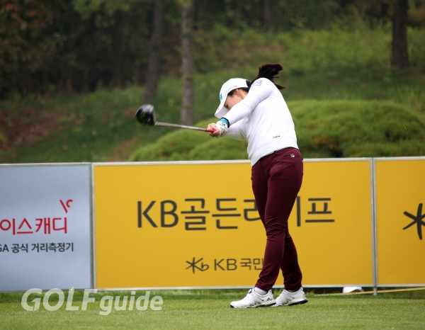 KB금융 스타챔피언십 1R 지한솔 티 샷