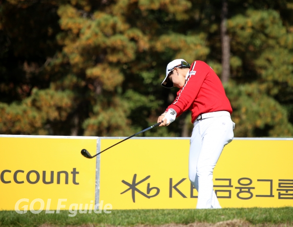KB금융 스타챔피언십 2R 박시우 티 샷