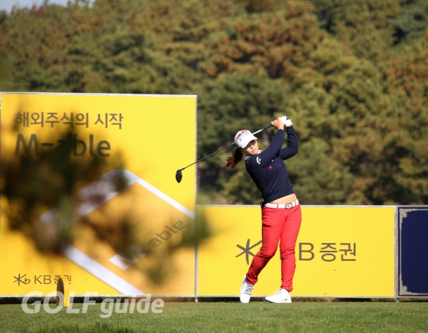 KB금융 스타챔피언십 2R 조윤지 티 샷