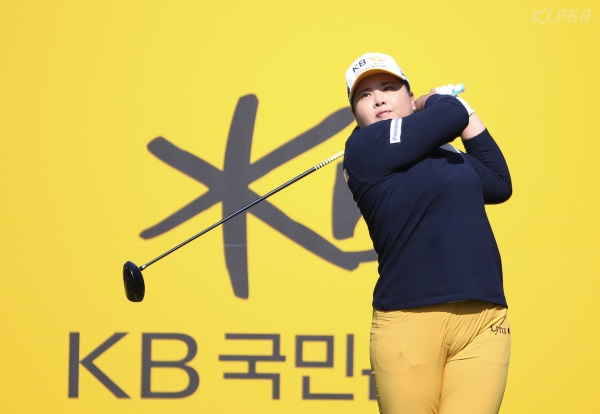박인비 5번홀 티 샷