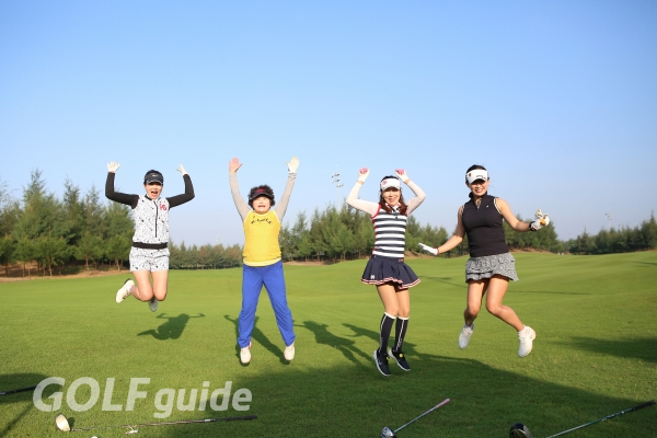 연습라운드 중 멋진 한 컷