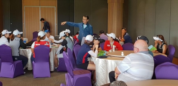 교육이 이뤄진 대만 가오슝에 위치한 신의 골프클럽