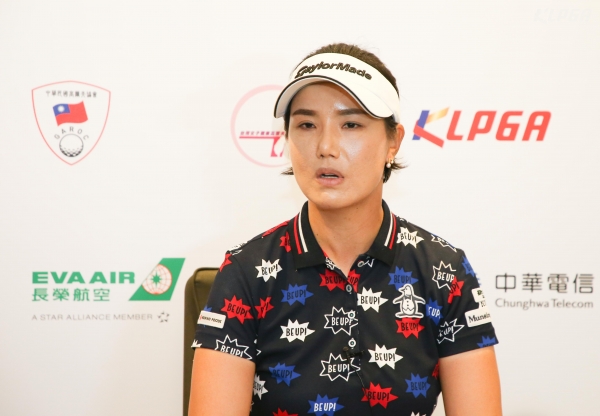 우승 인터뷰하는 전미정