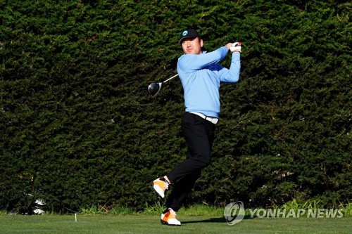 최호성의 2번 홀 티샷. 사진=AFP연합뉴스