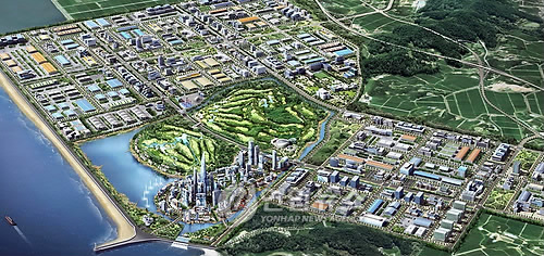 당진 석문산업단지 조감도. 사진=당진시 제공,연합뉴스