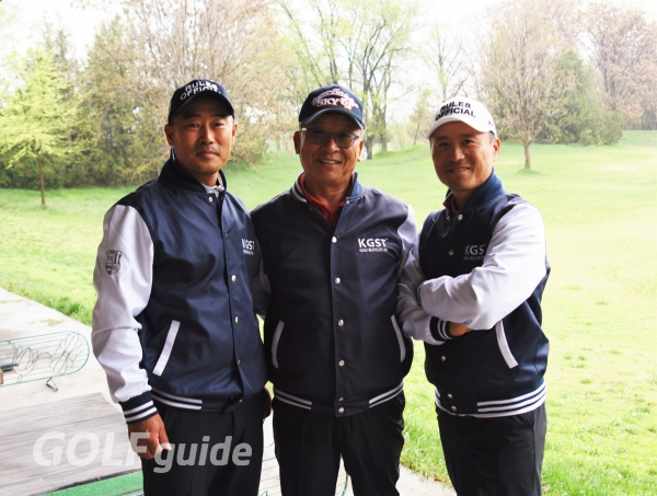 왼쪽부터 권민수 프로, 양찬국 프로, 기노중 프로