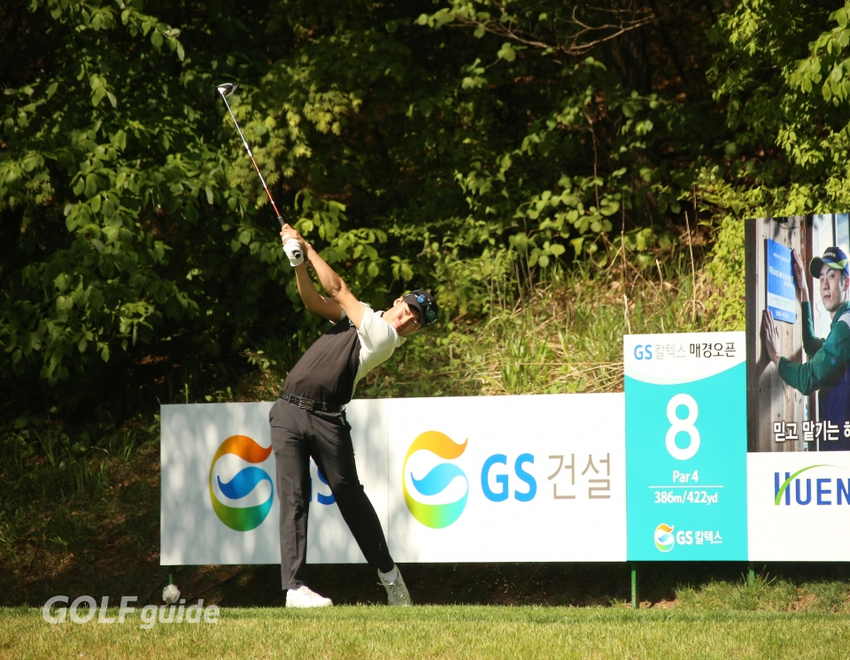 코리안투어 제38회 GS칼텍스 매경오픈 1R 8번홀 이승찬(A) 티 샷