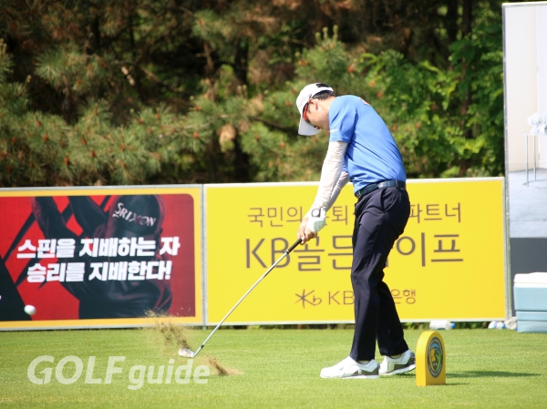 KB금융 리브챔피언십 1R 현정협 아이언 티 샷