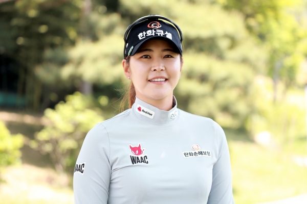 한국레드햇과 후원 계약을 맺은 김지현(사진 제공:스포티즌)
