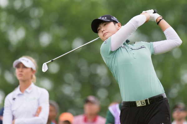 박성현의 멋진 티샷 장면(사진 제공: Courtesy of The PGA of America)