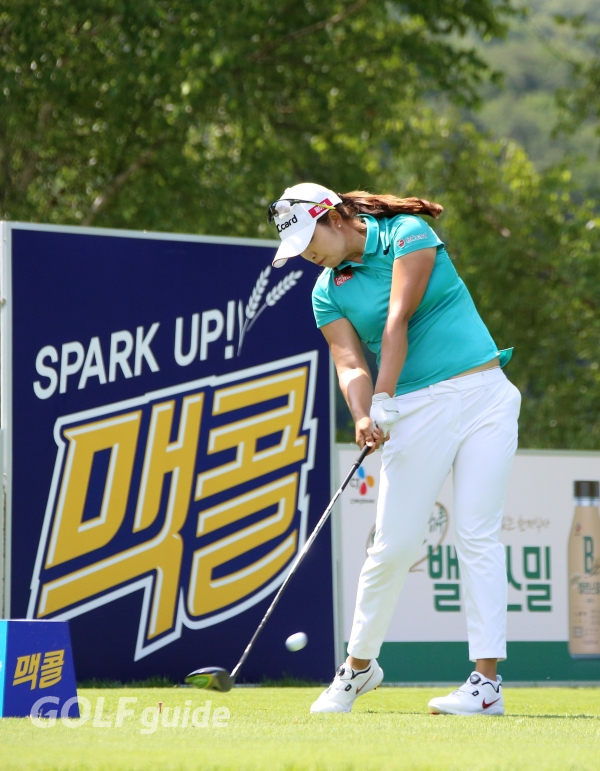 맥콜 · 용평리조트 오픈 with SBS Golf 1R 한진선 티 샷