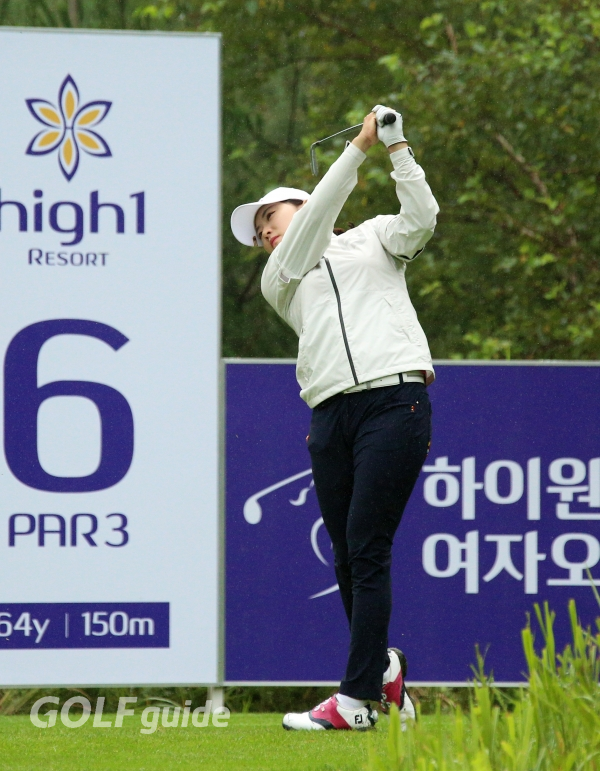 하이원리조트 여자오픈 2019 1R 유수연 아이언 티 샷