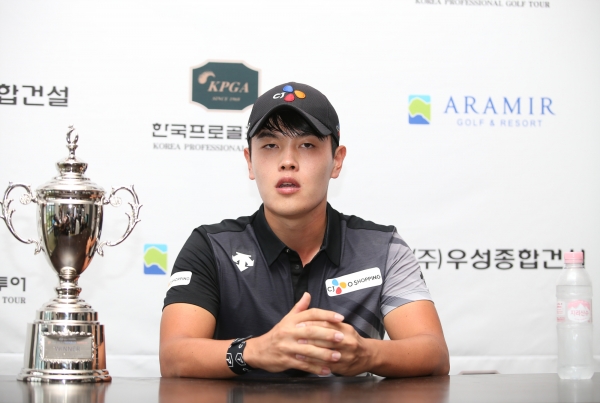아라미르CC 부산경남오픈에서 우승을 차지한 이재경 선수 (사진제공=KPGA)