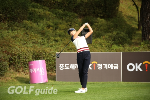 OK저축은행 박세리 INVITATIONAL 1R 1번홀 황율린 티 샷